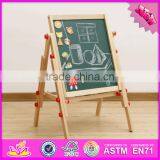 2017 New Design Adjustable Children Wooden Double Sided Drawing Board W12B107 thumbnail-5