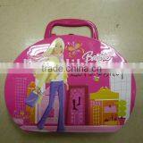 Half Circle Metal Tin Lunch Box for Little Girls thumbnail-1