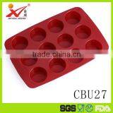 CBU27 FDA LGFG 12 Connected Silicone Funny Cake Mold thumbnail-1