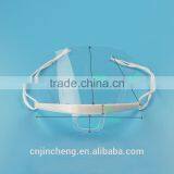 High Quality White Holder Anti Saliva Food Hygiene Clear Plastic Transparent Face Mask for Food Service thumbnail-3