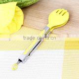 Restaurant Nylon Food Bread Tongs Stainless Steel thumbnail-2
