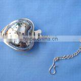 Hot Sale New Design Stainless Steel Heart Shape Tea Strainer thumbnail-1