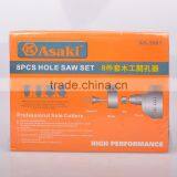 8 PCS Wooden Hole Saw Set thumbnail-4