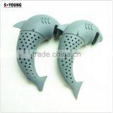 16159 Silicone Shark Infuser Loose Tea Leaf Strainer Herbal Spice Filter Diffuser thumbnail-6