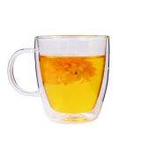 Double Wall Milk Cup 220ML Customized Coffee Cup Glass Cups Milk Mugs thumbnail-4