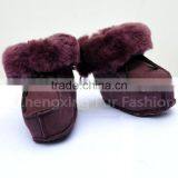 CX-SHOES-05D In Stock Items Wholesale Baby Shoes Winter Leather Cheap Shoes thumbnail-2