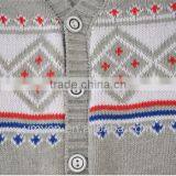 2014 Spring Jacquard Single Breasted Kids Cardigan Sweater thumbnail-3