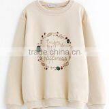 Ladies Fashion Sweetstyle Warm Crewneck Hoodies Cheap Wholesale Good Quality Hoodies Sweatshirt thumbnail-1