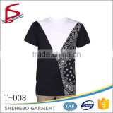 Fashion factory 100% cotton or jersey t shirt printing