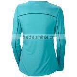 Fancy Soft Design Long Sleeve Woman T-shirt With Flatlock thumbnail-4