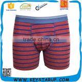 Comfortable Breathable Men Boxer Shorts Cotton Spandex Stripe Men's Underwear thumbnail-1