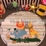 S65602A Kids Room Floor Carpet Round Game Mats Circular Flight Chess Baby Crawling Blanket thumbnail-3