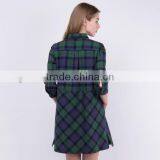 Z&M New Women Latest Fashion Dress Shirt Dress Cotton Dress thumbnail-3