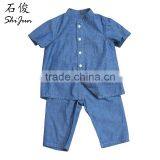 ShiJ 2016 Summer Jeans Baby Boy Clothes Set