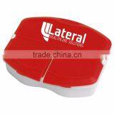 USA Made Tri-Minder Pill Box - Features 1 Large Compartment and 2 Smaller Compartments and Comes With Your Logo thumbnail-6