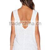 Linen Blend Low Back Tank thumbnail-4