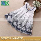 2016 Fashion Lace Fabric New Navy Bilateral Symmetry Cotton Openwork Embroidery 2016 Fashionin-friendly Soft Summer Dress Widt thumbnail-2