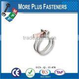 Made in Taiwan Stainless Steel Thin Hose Clamp Flexible Hose Clamp Double Wire thumbnail-4