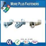 Taiwan M6.3 x 50MM Pozidrive Equivalent Flat Head Euro Cabinet Screw Confirmat Type B Nickel thumbnail-6