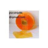 PVC strip yellow ribbed