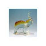 Indian Style Mini Elephant Handblown Glass Animals