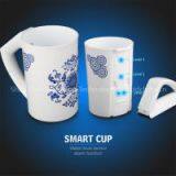Low Consumption Light Smart Plastic Cup With Battery Water Level Alarm thumbnail-2