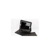 Ergonomic Design Black IPad2 Bluetooth Keyboard Case With 76 Keys / Photo Frame Key