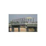 Permanent Stability Simple Steel Truss Bridge With Hot - Dip Galvanized Surface Protection thumbnail-1