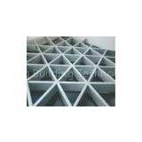Decorative False Triangle Metal Aluminum Grid Ceiling System Ivory With A Type thumbnail-1