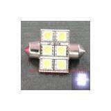 T10X28-6 SMD LED LIGHT, LED BULB, WHITE-LED0045