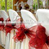 Organze Chair Sashes and Wedding Chair Bow Chair Band