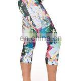 Printed Knitted Leggings/ Stretch Yoga Pants thumbnail-5