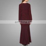 Red Rock Modern Kurung Long Sleeve Baju Kurung Muslimah for Pregnant Woman thumbnail-5