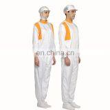 White Unisex 100%Polyester Food Processing Uniform for Food Factory thumbnail-5