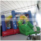 2016 Aier hotsell colorful pvc giant rainbow inflatable castle warter slide