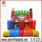 Inflatable Slide Sport Games Football Obstacle Course for Kids