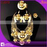 Gold Plated Costume Fashion Jewelry Set CJ072 thumbnail-5