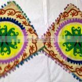 Indian Handmade Suzani Embroidered Cushion Covers Uzbek Throw Pillow Cover Cushion Ethnic Decorative Vintage Cases Home Art thumbnail-4