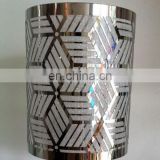 Custom Acid etched shade Hyperspace Table Light with custom design