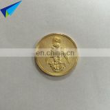2016 promotional gift zinc alloy gold coin