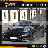 best selling top car panamera 2010-2013 970 FRP+CF Material front rear bumper auto parts accesorry for MS Style body kits