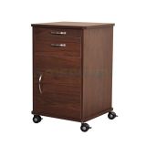 AG-BC022 Wooden Bedside Cabinet Hospital With Hidden Extended Tables