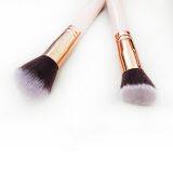 New High Quality Customized Portable Makeup Brush Powder Brush Foundation Brush OEM Blush Brush thumbnail-2