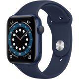 Apple Watch Series 6 (GPS, 44mm, Blue Aluminum, Deep Navy Sport Band) Price 100usd