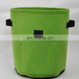 Felt Fabric Grow Bag Felt Planting Nursery Bag Round Fabric Felt Flower Pot thumbnail-5