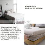 Fitted Sheet 35cm Deep Pocket-100% Pure Natural Linen Plain Mattress Protector Bed Sheet-(Linen,Super King 182x200cm) thumbnail-4