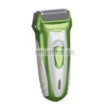 Professional battery operated Men face cleaning razor/green man Shaver for sales