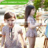 High Quality Leopard 1pc Kids Swim Jumpsuits With Hood thumbnail-1