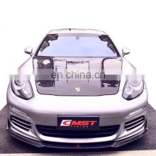coolest CMST Design carbon fiber parts for Porsche Panamera 970 2014-2016 model front lip side skirt rear diffuser bonnet spoile