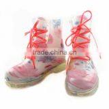 Patterned Transparent Martin Boots For Women thumbnail-1